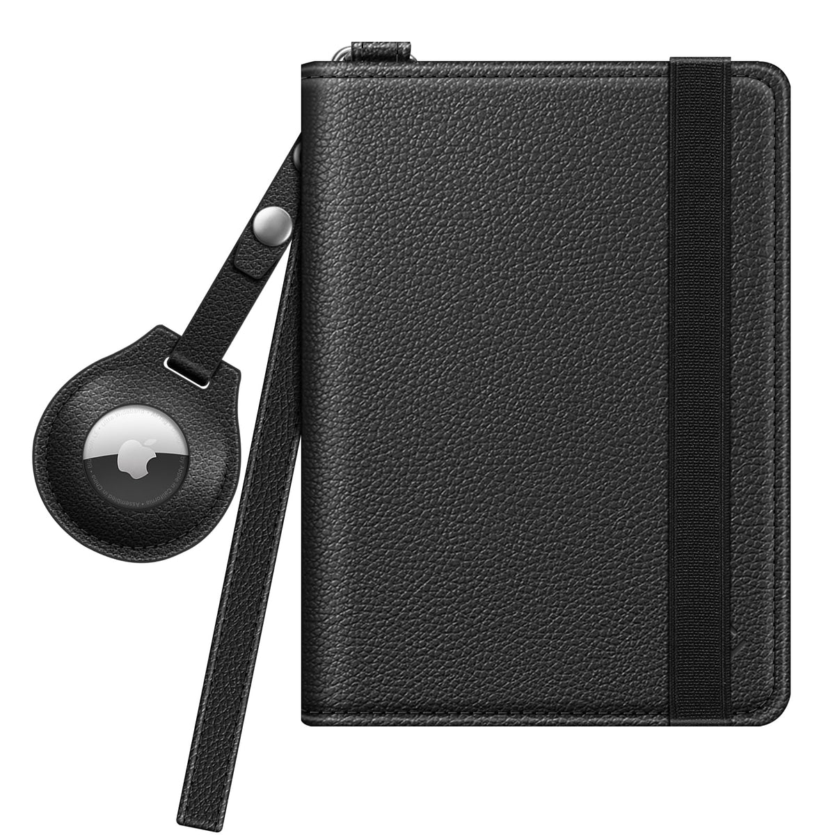 FINTIE Passport Holder with Airtag Holder, Slim Travel Wallet