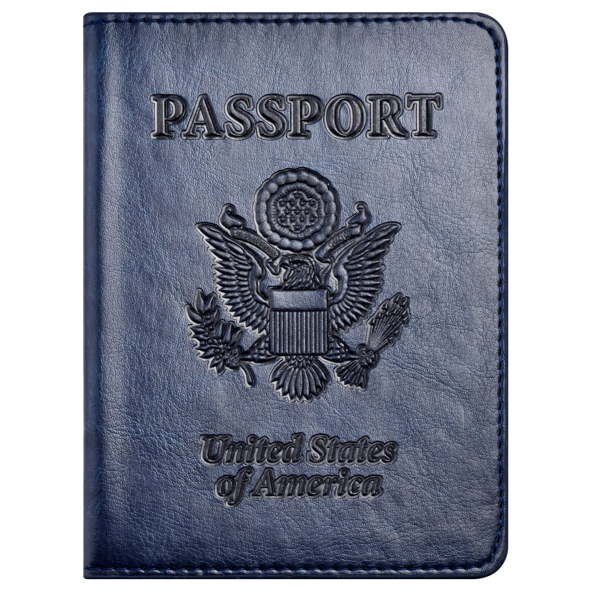 Eoehro Passport Holder for Travel Essentials, Passport Wallet Cover Case for Travel Must Haves Accessories,Passport Book Holders for Women and Men(black)