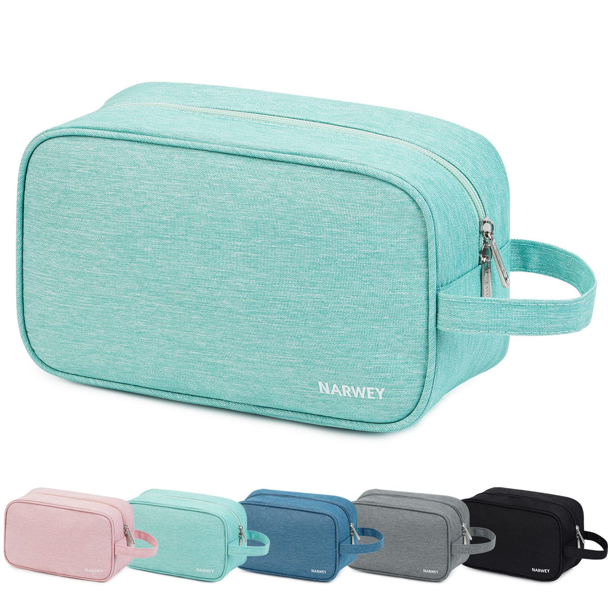 Narwey Travel Toiletry Bag for Women, Dopp Kit Men, Bathroom, Medicine Bag