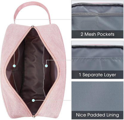 Narwey Travel Toiletry Bag for Women, Dopp Kit Men, Bathroom, Medicine Bag