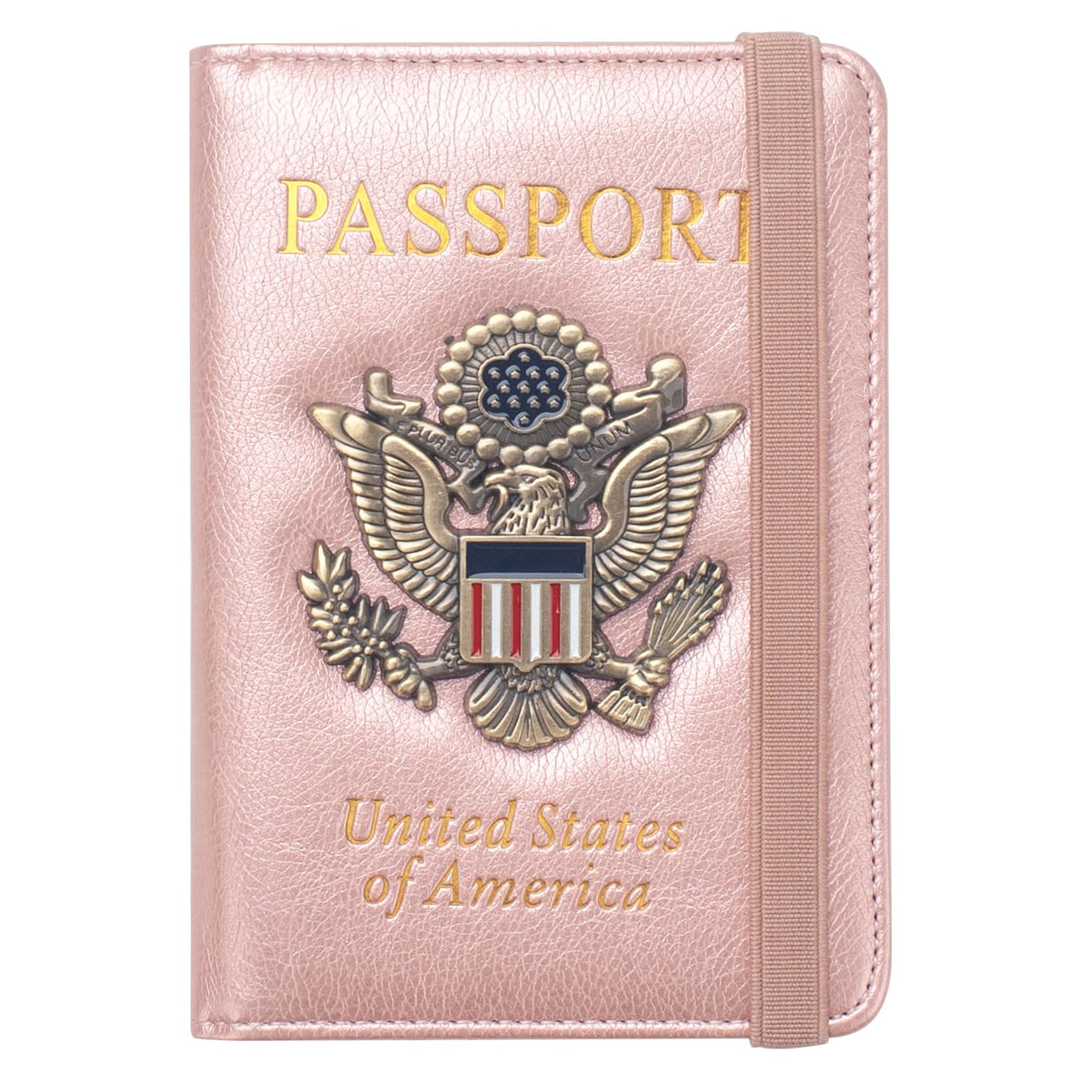 Coowayze Passport Holder for Men Women RFID Blocking US Passport Cover Case, Waterproof Leather Passport Book Protector with Vaccine Card Slot Travel Document Organizer