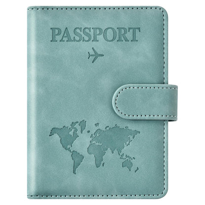Eoehro Passport Holder for Travel Essentials, Passport Wallet Cover Case for Travel Must Haves Accessories,Passport Book Holders for Women and Men(black)