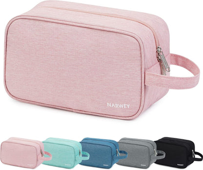 Narwey Travel Toiletry Bag for Women, Dopp Kit Men, Bathroom, Medicine Bag