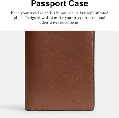 Passport Case in Natural Full-Grain Leather