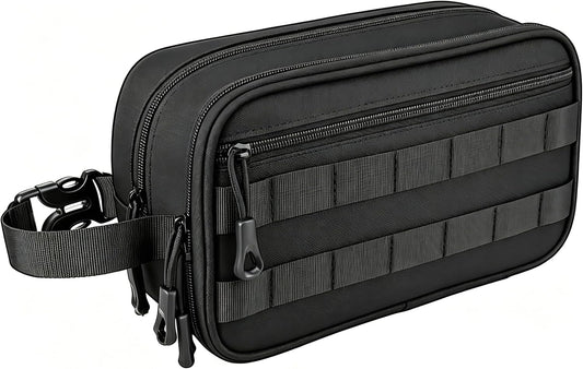 HILOMON Hygiene Bag for Men, Tactical Toiletry Shower Shaving Kit Bag
