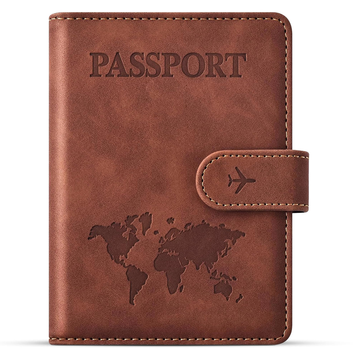 Passport Holder for Travel Essentials, Passport Wallet Cover Case for Travel Must Haves Accessories,Passport Book Holders for Women and Men