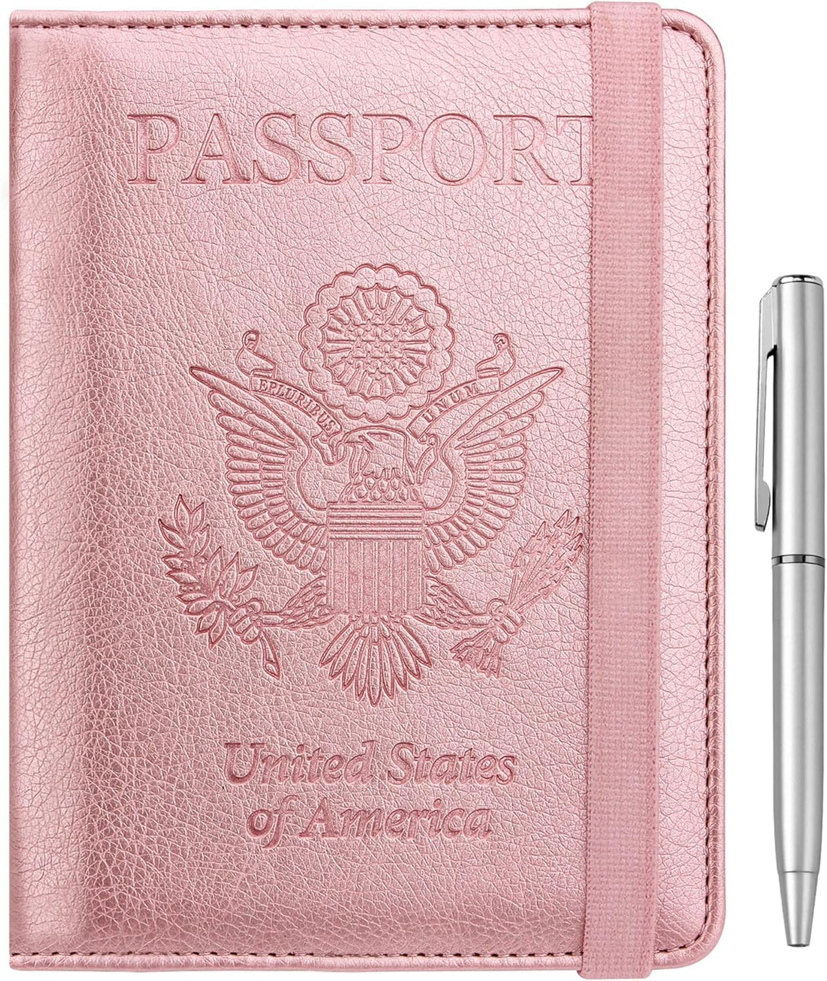 WALNEW Passport Holder for Travel, RFID Blocking Passport Wallet & Cover