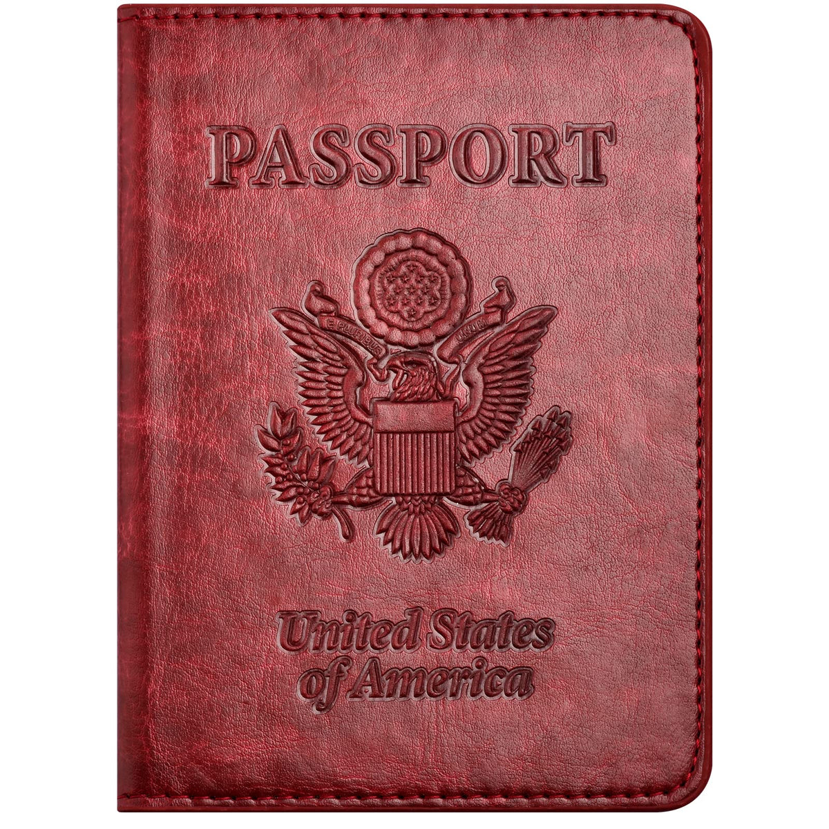 Eoehro Passport Holder for Travel Essentials, Passport Wallet Cover Case for Travel Must Haves Accessories,Passport Book Holders for Women and Men(black)