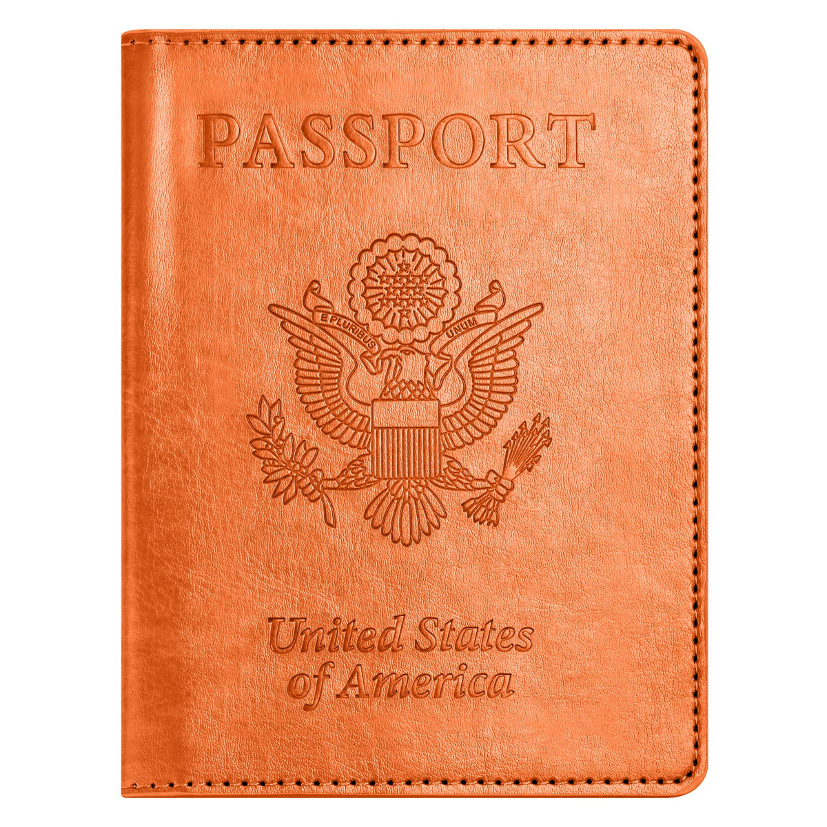Eoehro Passport Holder for Travel Essentials, Passport Wallet Cover Case for Travel Must Haves Accessories,Passport Book Holders for Women and Men(dark blue)