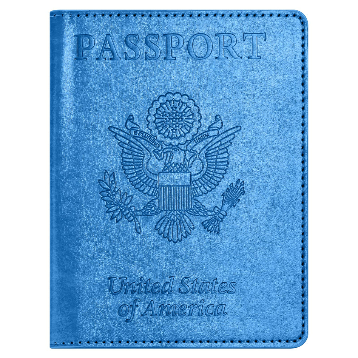 Eoehro Passport Holder for Travel Essentials, Passport Wallet Cover Case for Travel Must Haves Accessories,Passport Book Holders for Women and Men(dark blue)